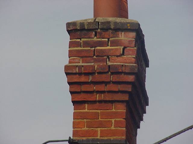 close up chimney
